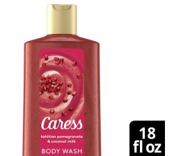 DẦU TẮM Caress Exfoliating Body Wash Tahitian Pomegranate & Coconut Milk 18 fl. Oz 532ML