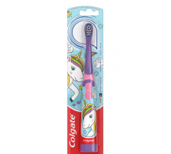 BÀN CHẢI PIN UNICORN MÀU HỒNG CHO BÉ TỪ 3T Colgate Kids Unicorn Battery Toothbrush,