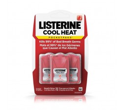 MIẾNG TAN THƠM MIỆNG LISTERINE MÙI QUẾ -Listerine PocketPaks Cinnamon , 3pk, 24ct Breath Strips 