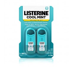 DUNG DỊCH XỊT THƠM MIỆNG LISTERINE MÙI BẠC HÀ - Listerine Coolmint Pocketmist Oral CareMist 7.7ML X 2 - BỘ 2 CHAI