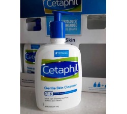 DẦU TẮM VÀ RỬA MẶT CHO DA NHẠY CẢM CETEPHIL - Cetaphil Gentle Skin Cleanser 20 fl oz. 591ml