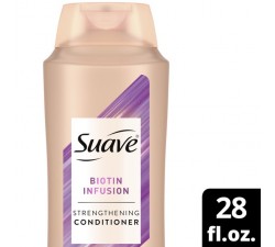 DẦU XÃ TÓC  SUAVE Professionals BIOTIN Infusion Strengthening Conditioner For Fuller-Looking Hair for Fine Hair 828ML  - MẪU MỚI