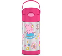 BÌNH NƯỚC GIỮ NHIỆT HEO PEPPA PIG THERMOS FUNTAINER 12 OUNCE STAINLESS STEEL 355ML
