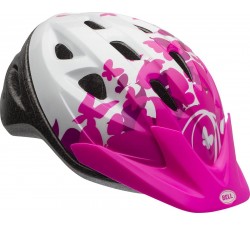 NÓN BẢO HIỂM HỒNG TRẮNG HÌNH BƯỚM CHO BÉ TỪ 5T Bell Rally Flutter Bike Helmet, Pink/White, Child 5+ (52-56cm)