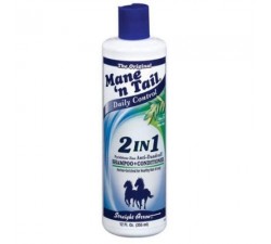 DẦU GỘI XÃ CHỐNG GÀU NGỨA  HIỆU CON NGỰA Mane N Tail Daily Control 2 in 1 Anti-Dandruff Shampoo and Conditioner, 12 Ounce 355ML