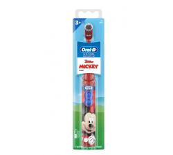 BÀN CHẢI PIN CHO BÉ TỪ 3T MICKEY Oral-B Kid's Battery Toothbrush Featuring Disney's Mickey Mouse, Soft Bristles, for Children 3+