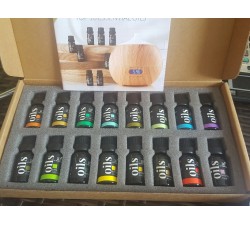 MỘT HỘP TINH DẦU THƠM PHÒNG ArtNaturals Aromatherapy Top 8 Essential Oils, 100% Pure of The Highest Quality 10ML X 16 chai 