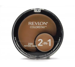 PHẤN PHỦ CHE KHUYẾT ĐIỂM Revlon Colorstay 2-in-1 Compact Makeup and Concealer, Natural Beige 220