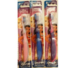 BÀN CHẢI ĐÁNH RĂNG TAY HÌNH CÔNG CHÚA CHO BÉ Oral-B Kids Manual Toothbrush featuring Disney's Princess Characters, Soft bristles