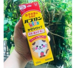 SIRO HO CẢM SỐT CHO BÉ 3 THÁNG ĐẾN 6 TUỔI PABURON S-KIDS TAISO.Japan 120ml