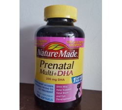 THUỐC BỔ CHO BÀ BẦU PRENATAL DHA NATURE MADE -HỘP 150 VIÊN