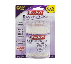 TĂM XỈA RĂNG DẺO The Doctor's BrushPicks Interdental Toothpicks, Helps Fight Gingivitis, 275 Count - HỘP 275 CÂY