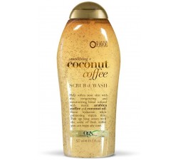 DẦU TẮM TẨY TẾ BÀO CHẾT VỚI CAFE VÀ DỪA OGX Coconut Coffee Body Scrub & Wash 577ML