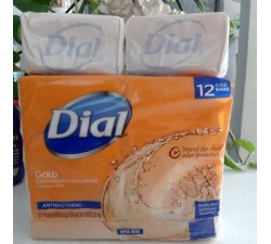  XÀ BÔNG CỤC DIAL VÀNG - DIAL ANTIBACTERIAL BAR SOAP, GOLD - 02 CỤC LẺ x 113gram