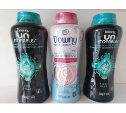 VIÊN XẢ THƠM MÁT HƯƠNG HOA ( MÀU HỒNG) / HƯƠNG THƠM MÁT ( MÀU XANH) DOWNY 1.06KG = 37.6OZ