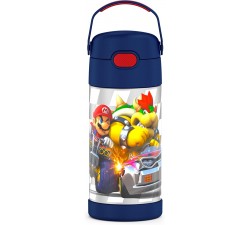 BÌNH NƯỚC GIỮ NHIỆTXANH HOẠT HÌNH MARIO THERMOS FUNTAINER 12 Ounce Stainless Steel  355ML