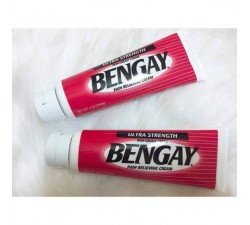 KEM XOA BÓP GIẢM ĐAU NHỨC BẮP THỊT BENGAY ULTRA STRENGTH NONGREASY PAIN RELIEVING 4OZ - 01 tuýp lẻ 113GRAM