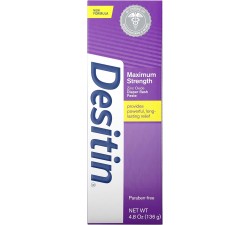 KEM TRỊ HÂM DESITIN MÀU TÍM  - Desitin Maximum Strength Baby Diaper Rash Cream with 40% Zinc Oxide for Treatment