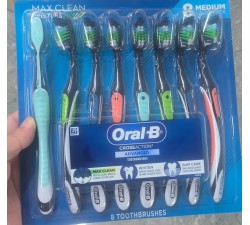 BÀN CHẢI MỀM VỪA ORAL B MAX CLEAN M TOOTHBRUSH- 02 CÂY LẺ