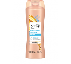 DẦU GỘI / XÃ CHO TÓC MÊM MƯỢT SUAVE Professionals Shine Moroccan Oil Infusion, 12.6 oz 373ml