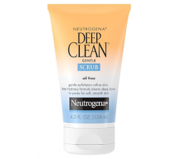RỬA MẶT TÁC DỤNG SÂU Neutrogena Deep Clean Gentle Daily Facial Scrub, Oil-Free Cleanser, 4.2 Fl Oz