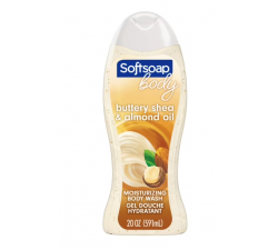 DẦU TẮM Softsoap Moisturizing Body Wash, All Skin Types, Shea and Almond Oil, 20 fl oz Bottle
