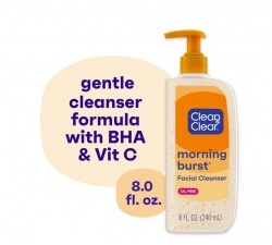 RỬA MẶT CHO DA NHẠY CẢM BAN NGÀY Clean & Clear Morning Burst Oil-Free Gentle Daily Acne Face Wash, 8 fl. oz