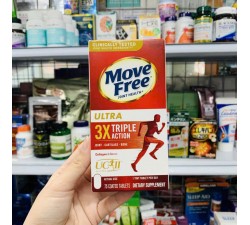 VIÊN UỐNG HỖ TRỢ KHỚP XƯƠNG MOVEFREE -  Schiff Move Free Ultra Triple Action Hộp 75 Viên