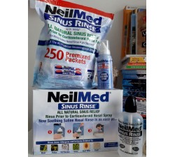 BỊCH MUỐI GÓI TINH KHIẾT RỬA MŨI NEILMED SINUS RINSE - GỒM 250 GÓI