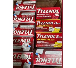VIÊN UỐNG GIẢM ĐAU HẠ SỐT Tylenol Acetaminophen Extra Strength 650mg - HỘP 225 VIÊN