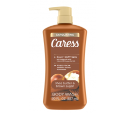 DẦU TẮM TINH DẦU HOA - CARESS DAILY SILK / SHEA BUTTER &BROWN SUGAR 887ML