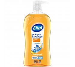 DẦU TẮM DIAL VỚI TINH DẦU -Dial Body Wash, Pamper & Indulge Marula Oil, 32 Fl Oz 946ML