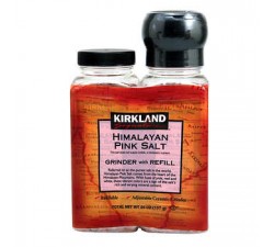 MUỐI ĂN ĐỎ kirkland signature himalayan pink salt LT grinder - bộ 2 chai 737GRM