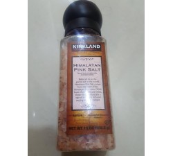 01 CHAI MUỐI ĂN ĐỎ kirkland signature himalayan pink salt LT grinder 360 GRAM - CÓ ĐẦU NGHIỀN