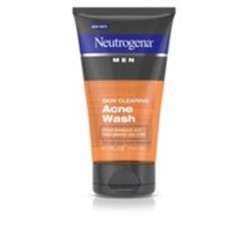 RỮA MẶT DA MỤN CHO NAM Neutrogena Men Skin Clearing Salicylic Acid Acne Face Wash, 5.1 fl. oz