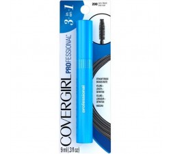 MASCARA MINI 3 IN 1 COVERGIRL ĐEN ĐẬM - COVERGIRL Professional 3-in-1 Curved Brush Mascara, 210 Black