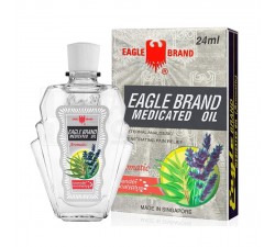 DẦU GIÓ TRẮNG TRỊ ĐAU BỤNG NHỨC MÕI EAGLE BRAND MEDICATED OIL AROMATIC 24ML 