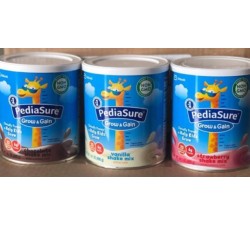 SỮA BỘT CHO BÉ BIẾNG ĂN PediaSure  NON GMO Grow & Gain Shake Mix, Nutrition Shake For Kids 400 GRAM - mùi vina / dâu / socola