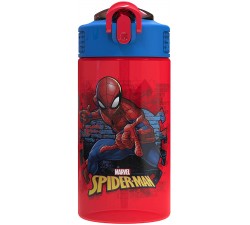 BÌNH NƯỚC NHỰA HÌNH NGƯỜI NHỆN SPIDERMAN Zak Designs Marvel Kids 16OZ