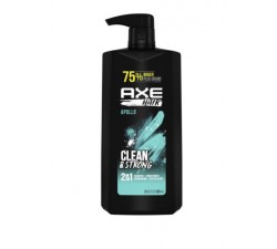 DẦU GỘI XÃ NAM AXE APOLLO 2 in 1 Shampoo and Conditioner 28 oz
