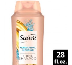 DẦU GỘI CHO TÓC SUÔNG MÊM SUAVE -  SUAVE MOROCCAN INFUSION WITH ARGAN OIL SHINE SHAMPOO 828ML - MẪU CHAI MỚI