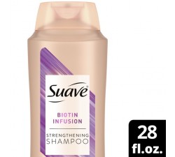 DẦU GỘI TÓC SUAVE Professionals BIOTIN Infusion Strengthening Shampoo For Fuller-Looking Hair for Fine Hair 828ML  - MẪU MỚI