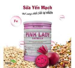 SỮA YẾN MẠCH BIOGREEN PINK OAT MILK 850GRAM - DÒNG CHUYÊN CHO NỮ