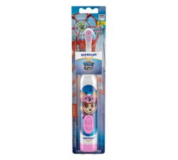 BÀN CHẢI PIN LÔNG MỀM PAW Patrol Kid’s Spinbrush Electric Battery Toothbrush, Soft - MÀU HỒNG / VÀNG