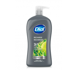 DẦU TẮM GỘI  RỬA MẶT 3 TRONG 1 NAM Dial Men 3in1 Body, Hair and Face Wash, Recharge, 32 fl oz 946 ml