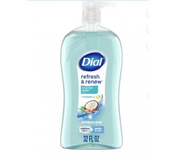 DẦU TẮM Dial Body Wash, Refresh & Renew Coconut Water, 32 fl oz
