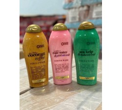 DẦU TẮM TẨY TẾ BÀO CHẾT OGX Body Scrub & Wash 577ML