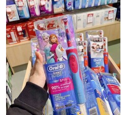 BÀN CHẢI ĐÁNH RĂNG ĐIỆN CHO BÉ HOẠT HÌNH : ELSA / CAR/ POKEMON